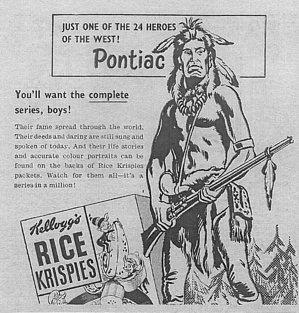 1956 Rice Krispies Heros of the West