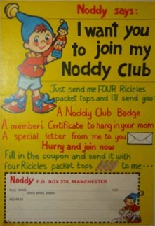 1962 Ricicles Noddy Club (betr)