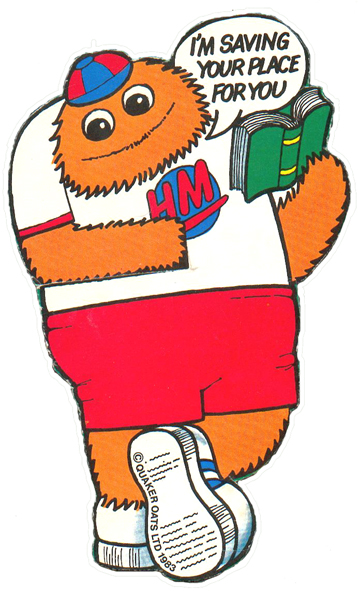1980s Honey Monster Bookmark