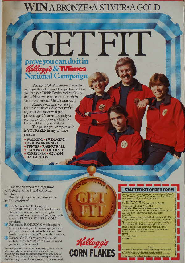 1981 Cornflakes Get Fit Campaign (1)