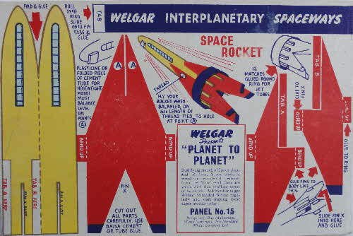 1954 Shredded Wheat Planet to Planet No 15