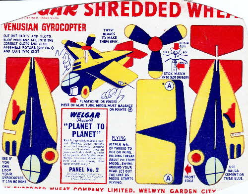 1954 Shredded Wheat Planet to Planet No 2