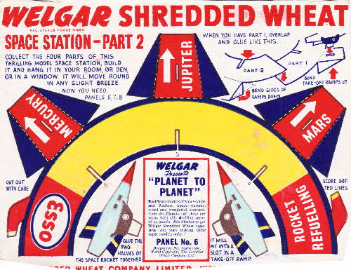 1954 Shredded Wheat Planet to Planet No 7