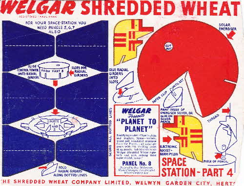 1954 Shredded Wheat Planet to Planet No 8