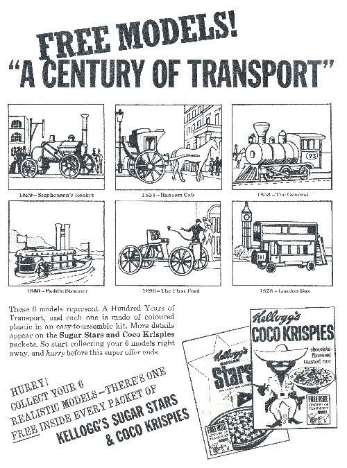 1966 Coco Krispies Century of Transport