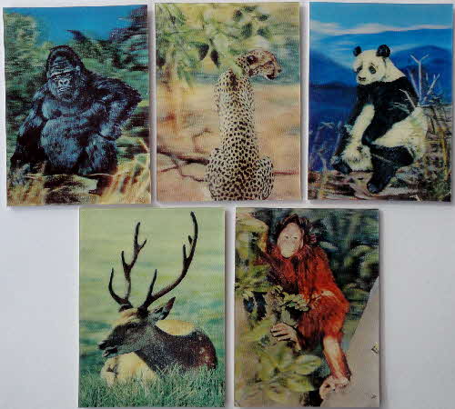 1971 Sugar Smacks 3D Wildlife Picture Cards 2 (2)