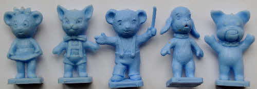 1973 Coco Krispies Rice Sooty & Friends Models - Light blue