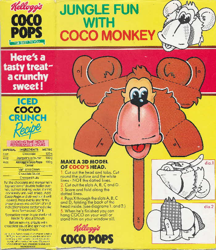1980s Coco Pops Monkey 3D Model