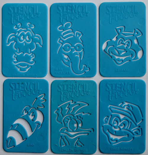 1987 Coco Pops Stencil Fun - blue