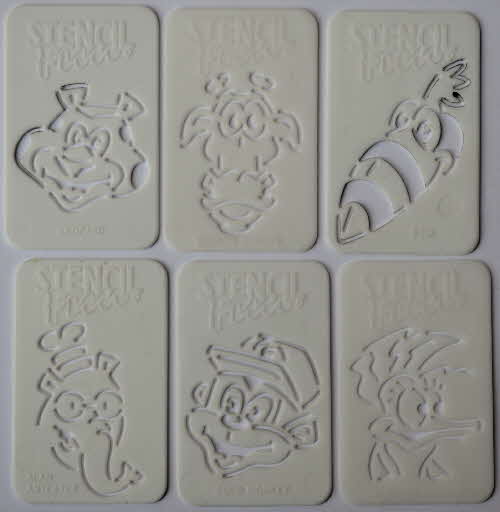 1987 Coco Pops Stencil Fun - white
