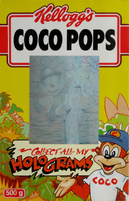 1990 Coco Pops Holograms - front