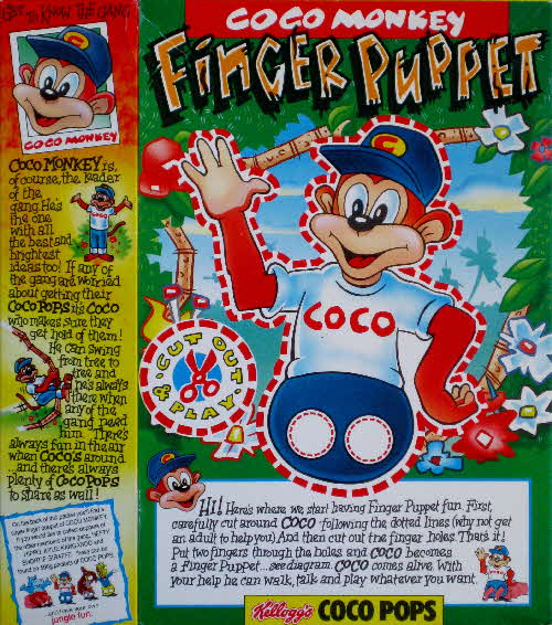 1992 Coco Pops Finger Puppet
