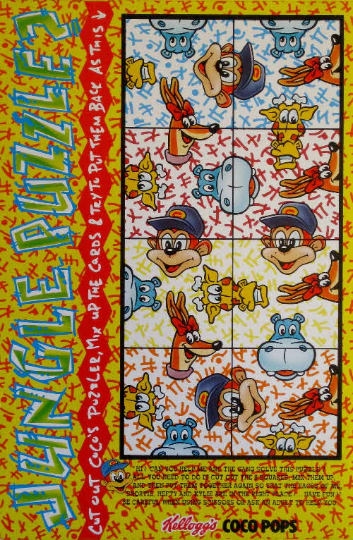 1992 Coco Pops Jungle Puzzle