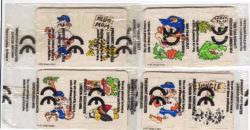1991 Coco Pops Peel n Play stickers