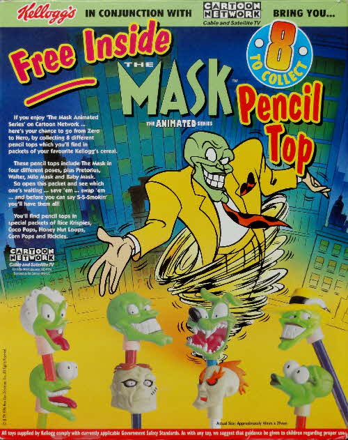 1996 Coco Pops Mask Pencil Tops
