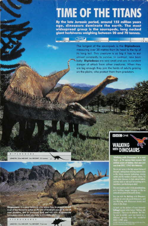 1999 Coco Pops Walking with Dinosaurs Tim of the Titans