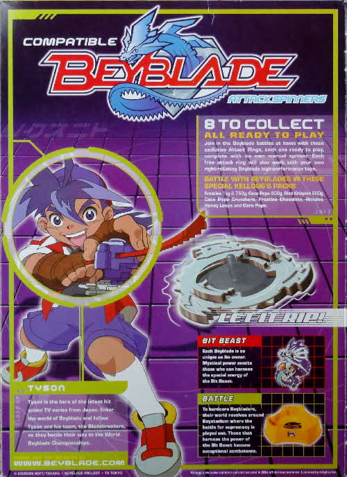 2002 Coco Pops Beyblade advert