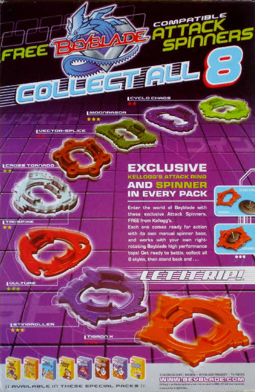 2002 Coco Pops Beyblades1