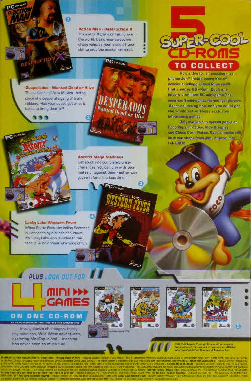 2001 Coco Pops Mini CD Rom Game (2)