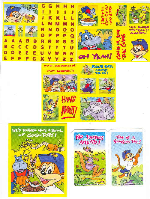2001 Coco Pops Stickers 2