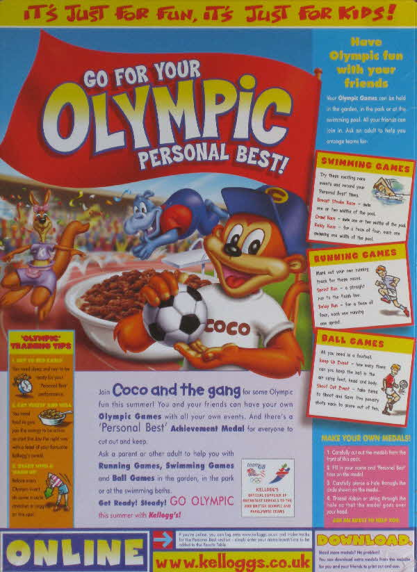 2000 Coco Pops Olympic Personal Best
