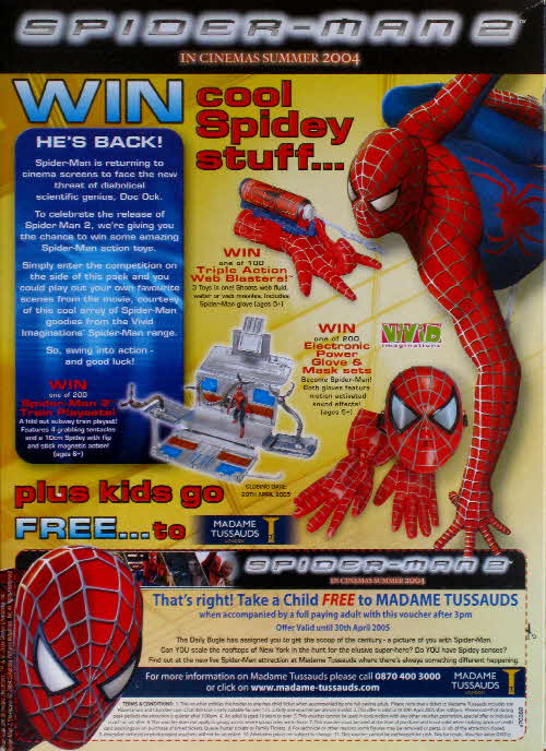 2004 Coco Pops Spidermand 2 Competition