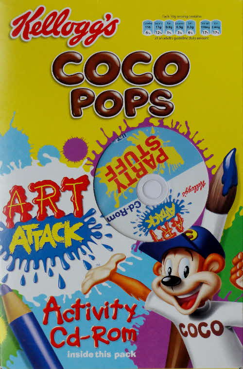 2006 Coco Pops Art Attack CD Rom front