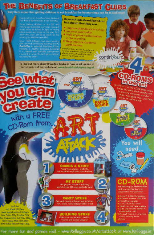2006 Coco Pops Art Attack CD Rom