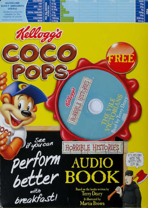 2005 Coco Pops Horrible History Audio Books front (1)