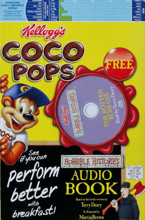 2005 Coco Pops Horrible History Audio Books front (2)