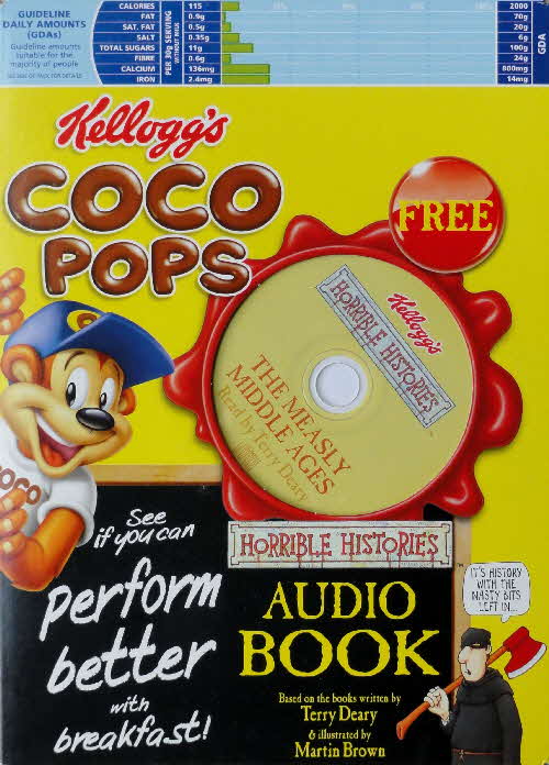 2005 Coco Pops Horrible History Audio Books front (3)