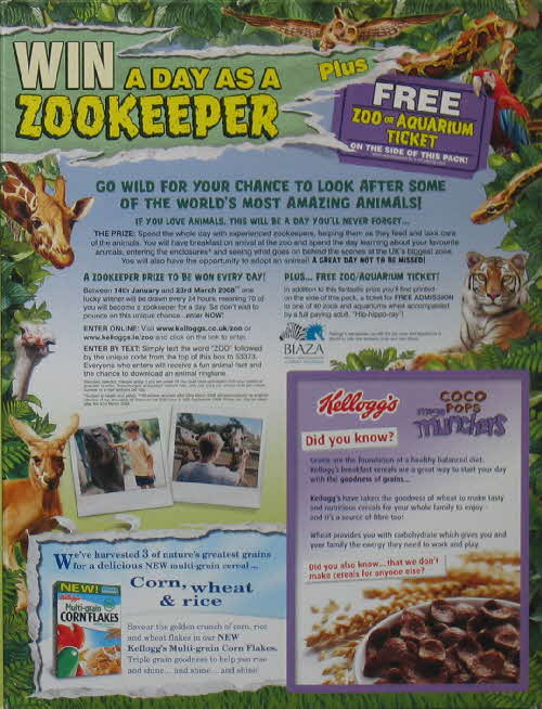 2008 Coco Munchers Zookeeper for a Day competition
