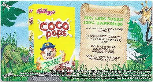 2008 Coco Pops Reduced Sugar Leaflet - Copy