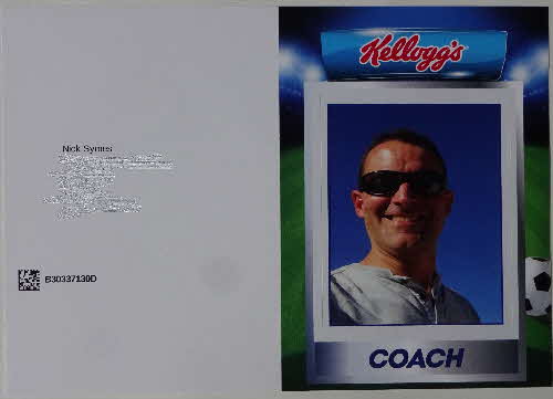 2018 Coco Pops Panini Football Poster Personalised )