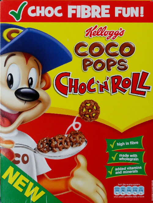 2010 Coco Pops Choc n Roll New front