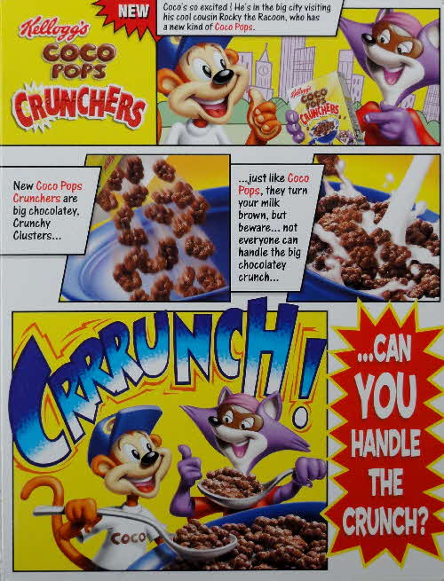 2002 Coco Pops Crunchers New back