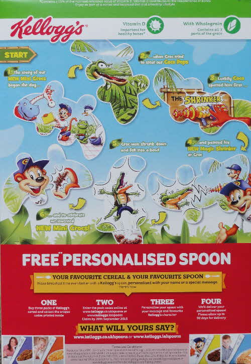 2015 Coco Pops Mini Crocs New Personalised Spoon (1)