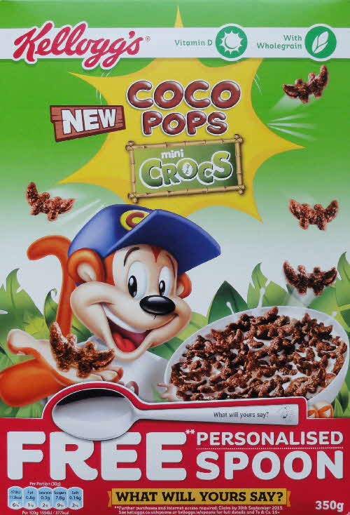 2015 Coco Pops Mini Crocs New Personalised Spoon (2)