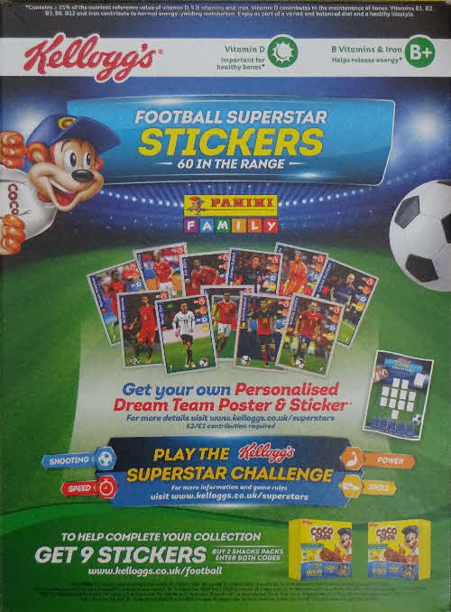 2018 Coco Pops Strike Panini Football Stickers (1)