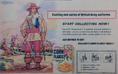 1955 Cornflakes British Army Uniforms1