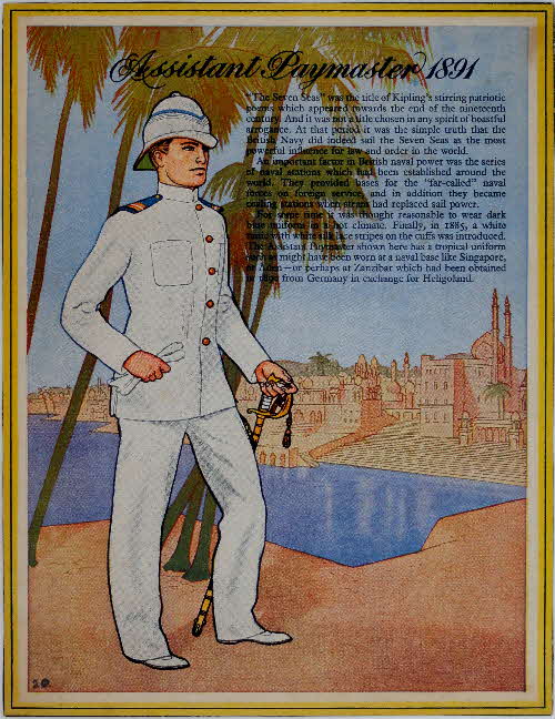 Cornflakes British Naval Uniforms Assistant Paymaster 1891