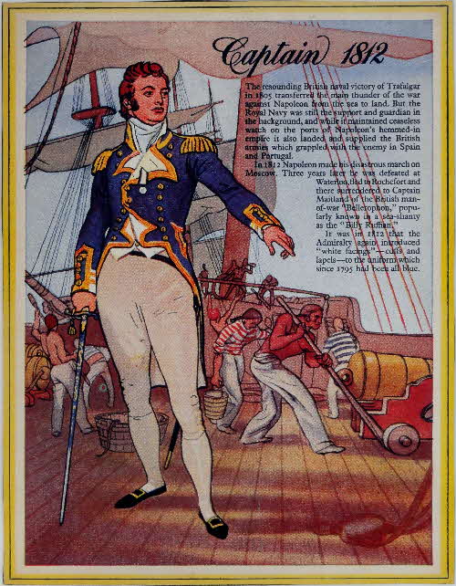 Cornflakes British Naval Uniforms Captain 1812