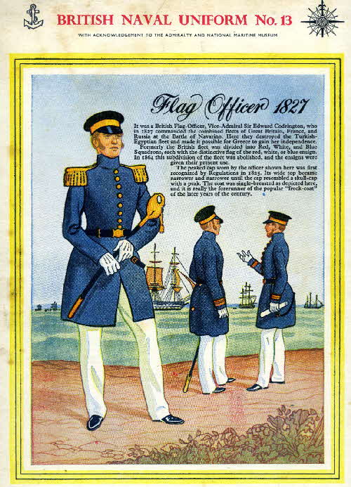 Cornflakes British Naval Uniforms No 13 Flag Officer (2)