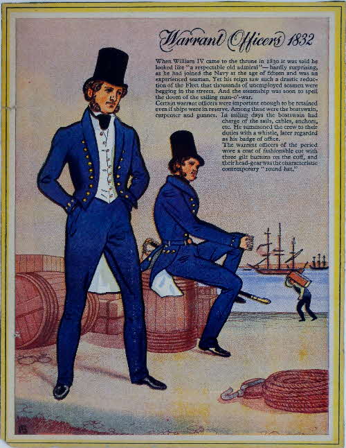 Cornflakes British Naval Uniforms Warrant Officer 1832
