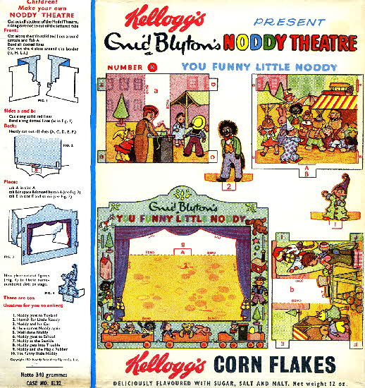 1954 Cornflakes Noddy Theatre 10 You funny little Noddy