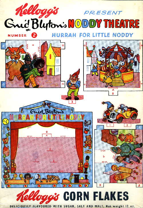 1954 Cornflakes Noddy Theatre 2 Hurrah for Little Noddy