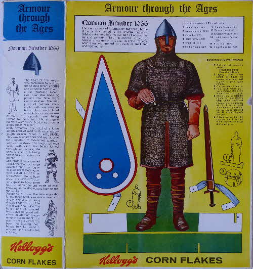 1969 Cornflakes Armour Through the Ages Norman Invader