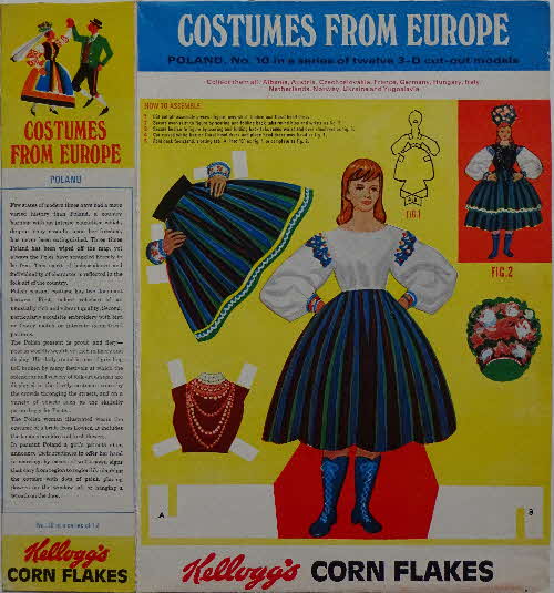1968 Cornflakes Costumes from Europe  No 10 Poland