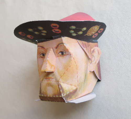 1966 Cornflakes Heads of Fame No 3 Henry viii1