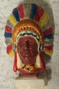 1974 Cornflakes Famous Indian Chiefs Heads